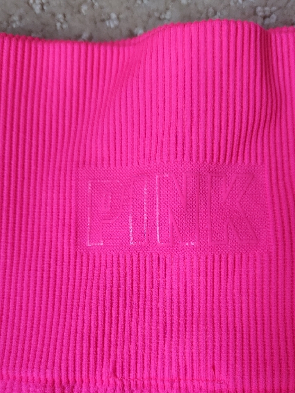 PINK Victoria's Secret Neon Hot Pink Leggings - Picture 9 of 15